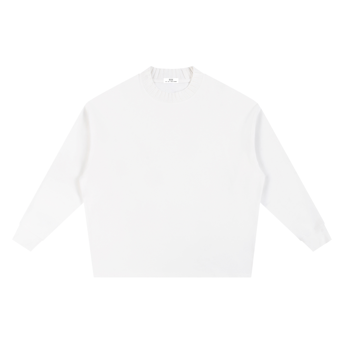Knitted Round Neck Oversize Sweatshirt