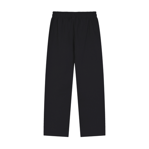 Solid Color Straight-Leg Sweatpants