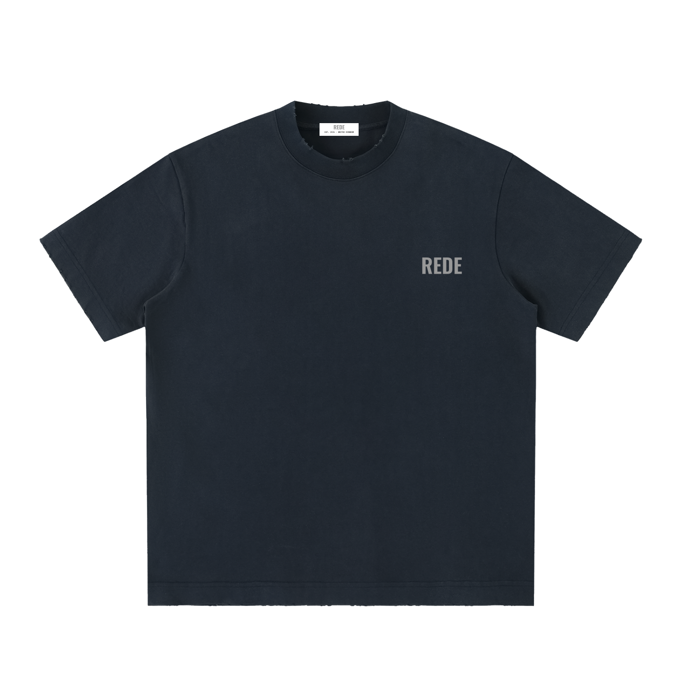 Heavyweight Vintage Washed Frayed T-Shirt