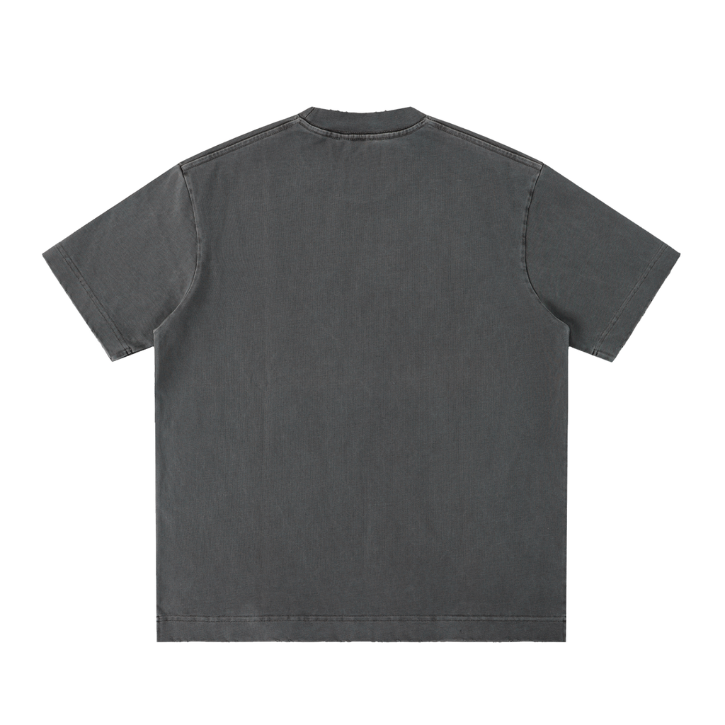 Heavyweight Vintage Washed Frayed T-Shirt