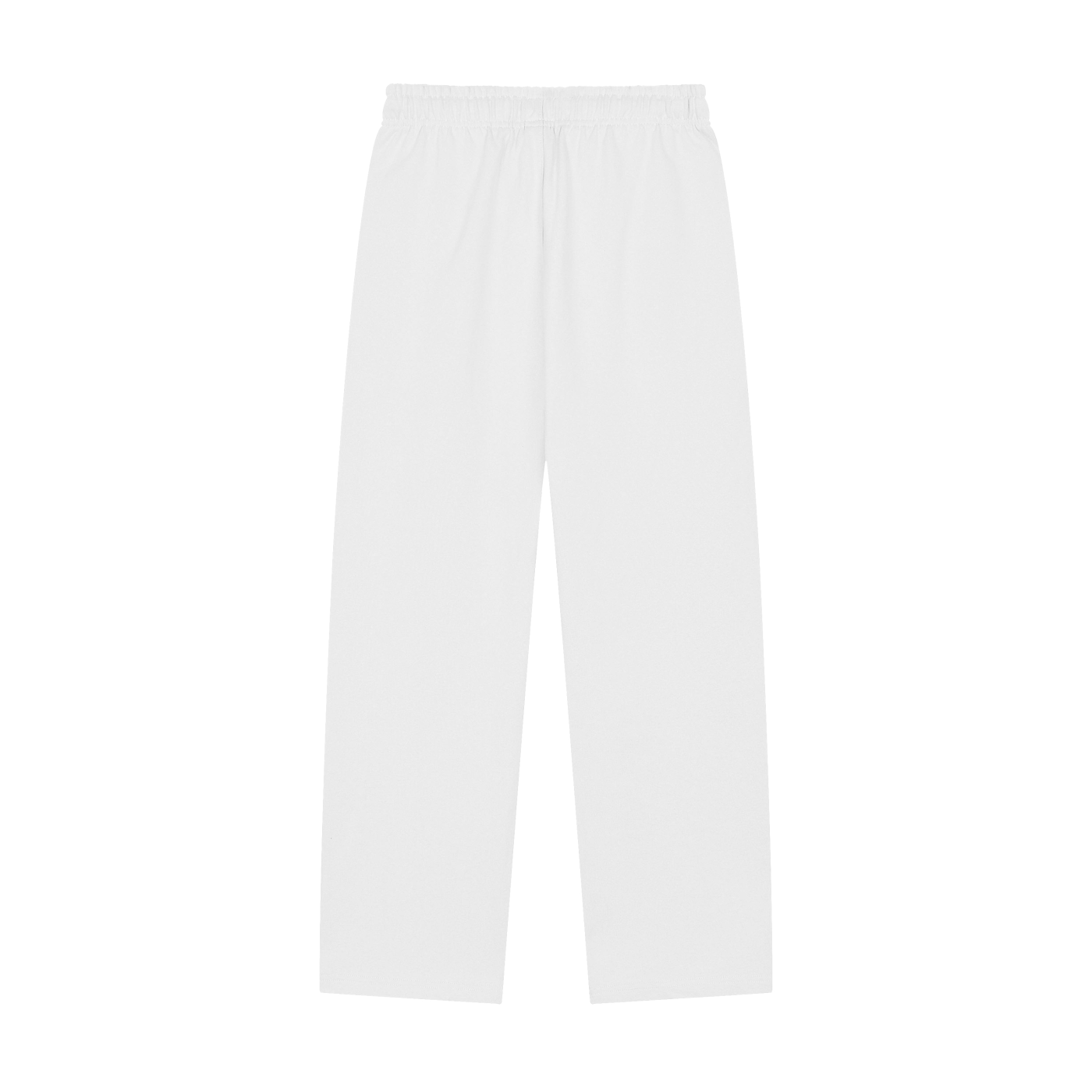 Solid Color Straight-Leg Sweatpants