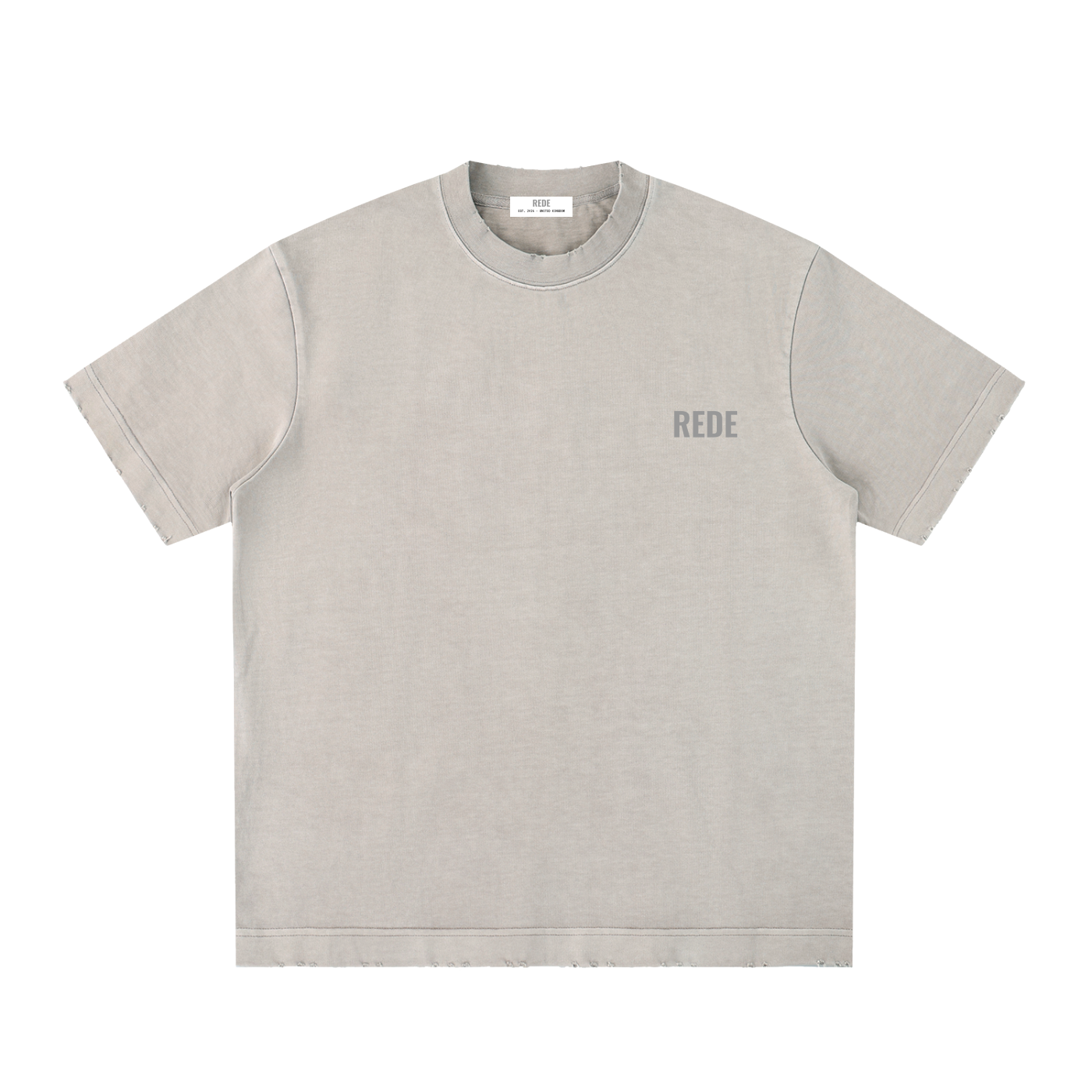Heavyweight Vintage Washed Frayed T-Shirt