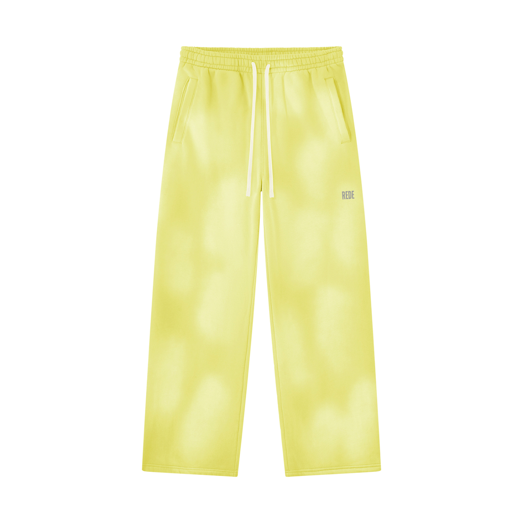 Unisex Sunfade Wide Leg Fleece Sweatpants