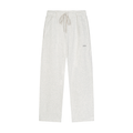 Solid Color Straight-Leg Sweatpants